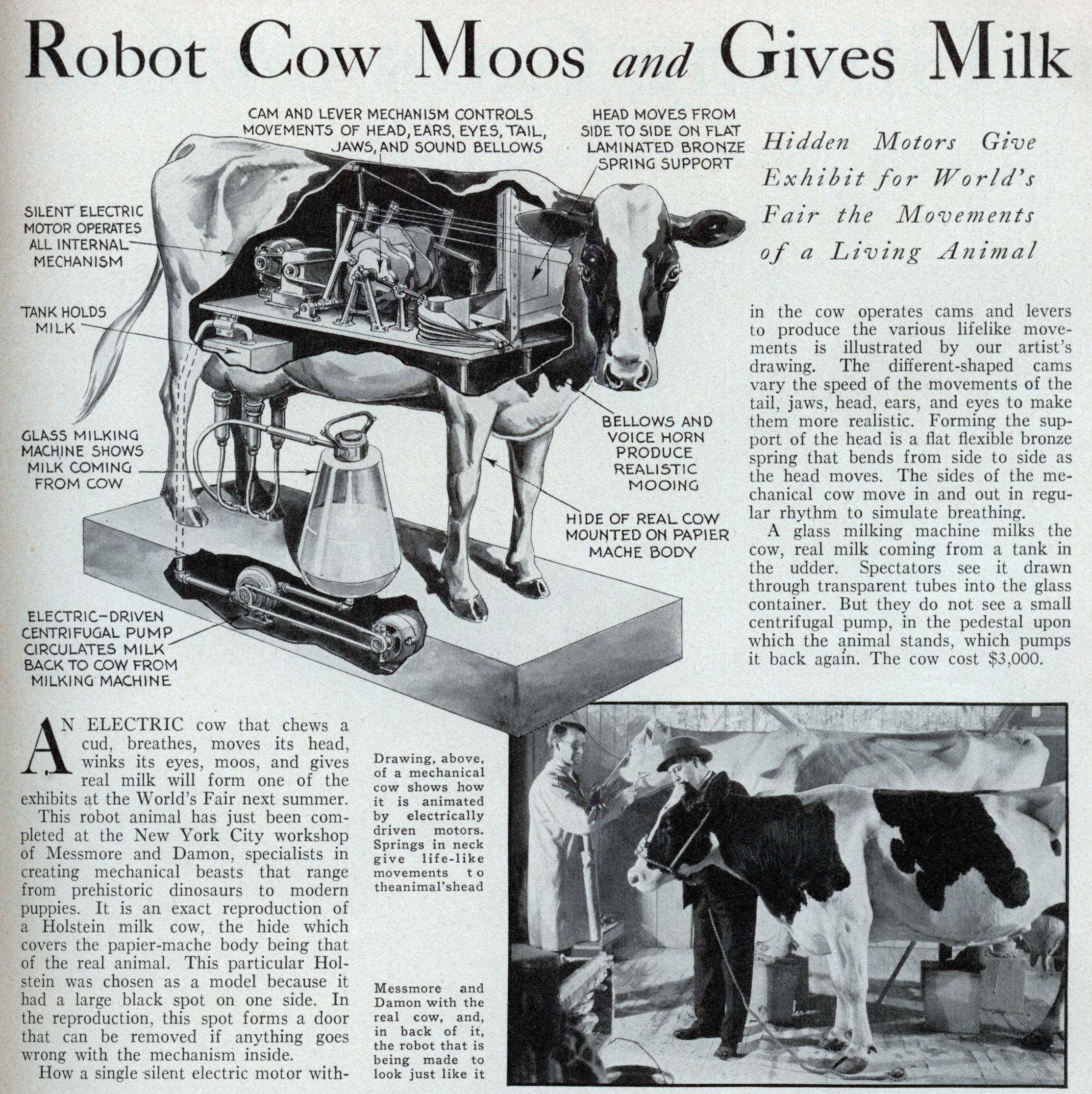 Robot Cow Milking Exhibit