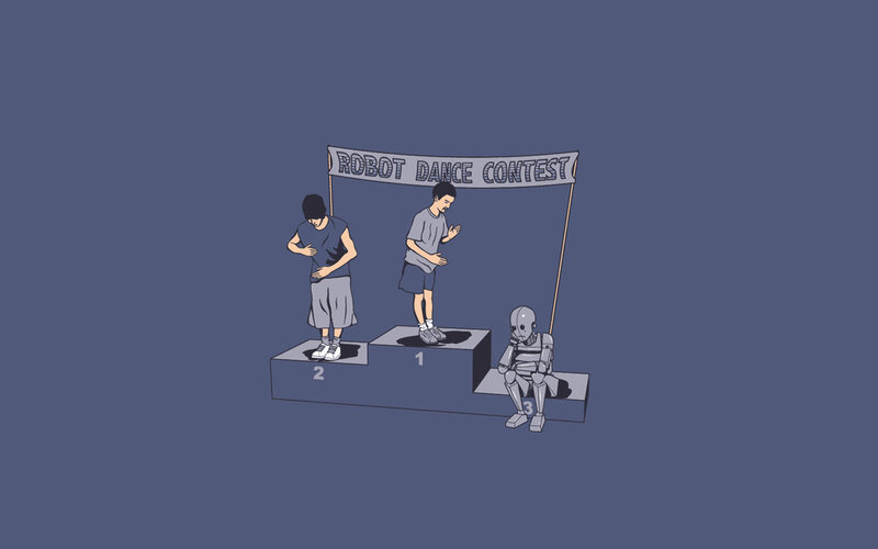 Robot Dance Contest Winners — Blue