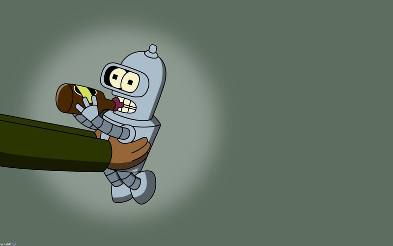 Robot Drinking Bottle