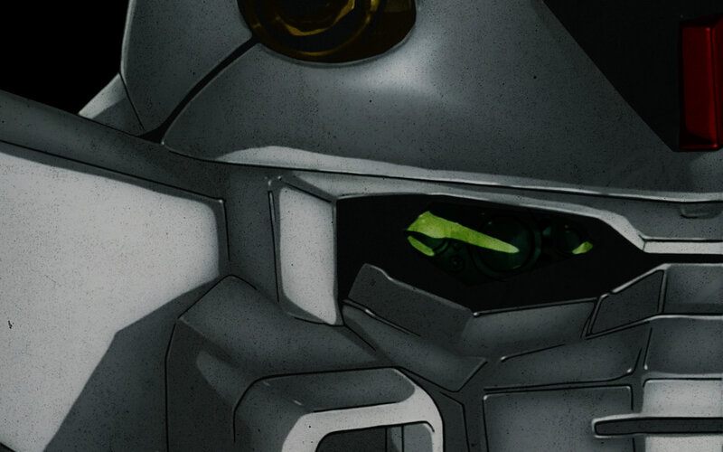 robot eye close-up