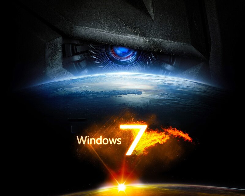Robot Eye over Earth