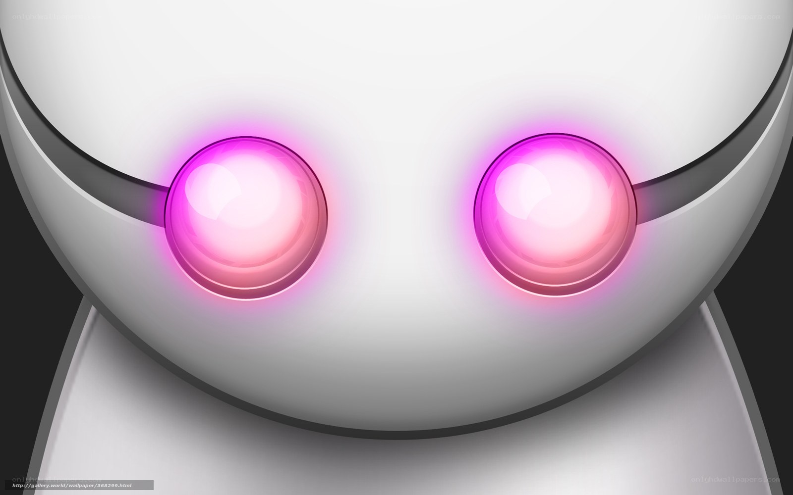 robot eyes close-up