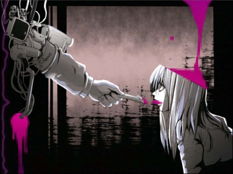 robot feeding girl