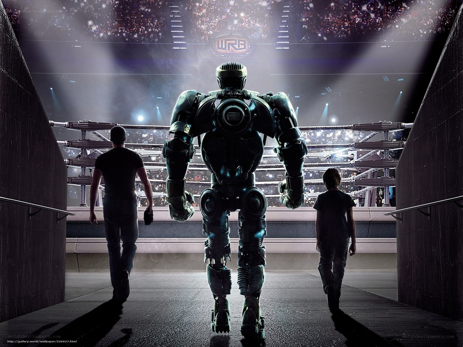 Robot fighter enters arena