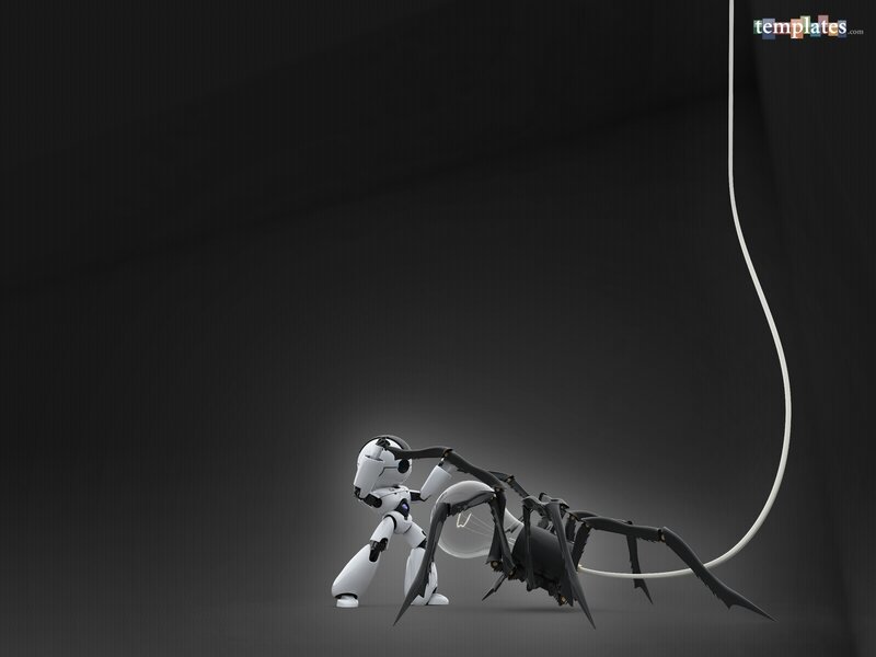 Robot Fighting Spider — Black