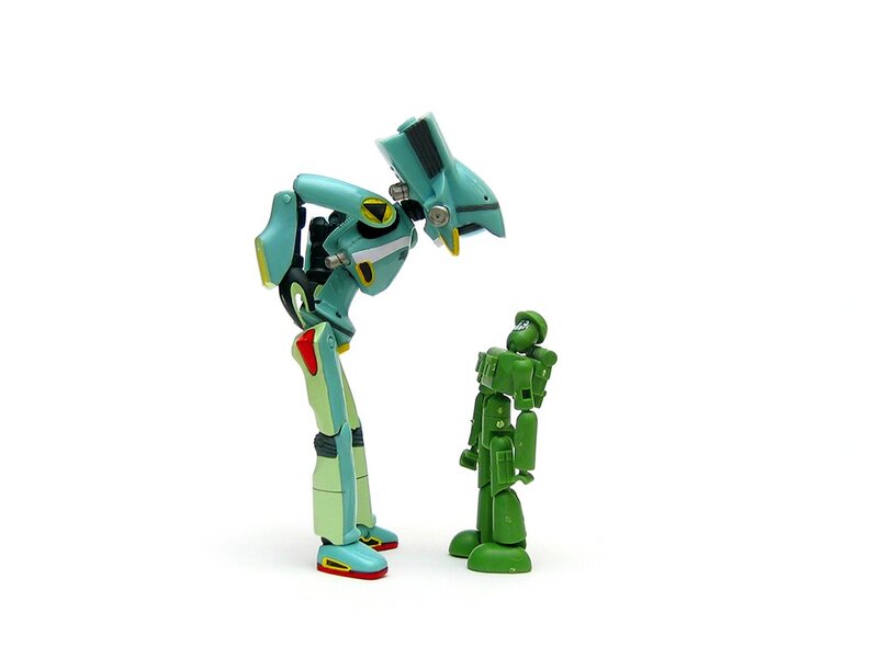 robot figures interacting