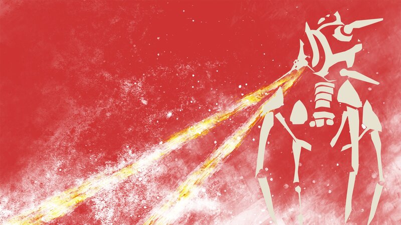 robot firing energy beam