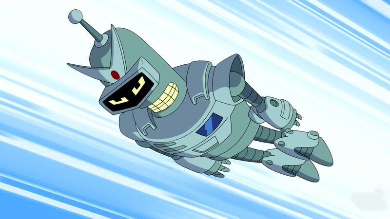 Robot Flying Through Air