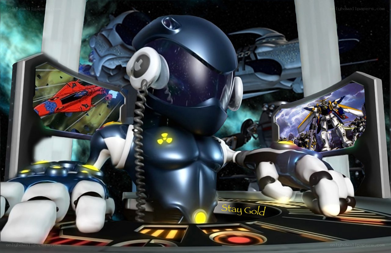 robot gaming in space