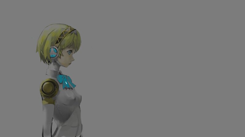 robot girl character design