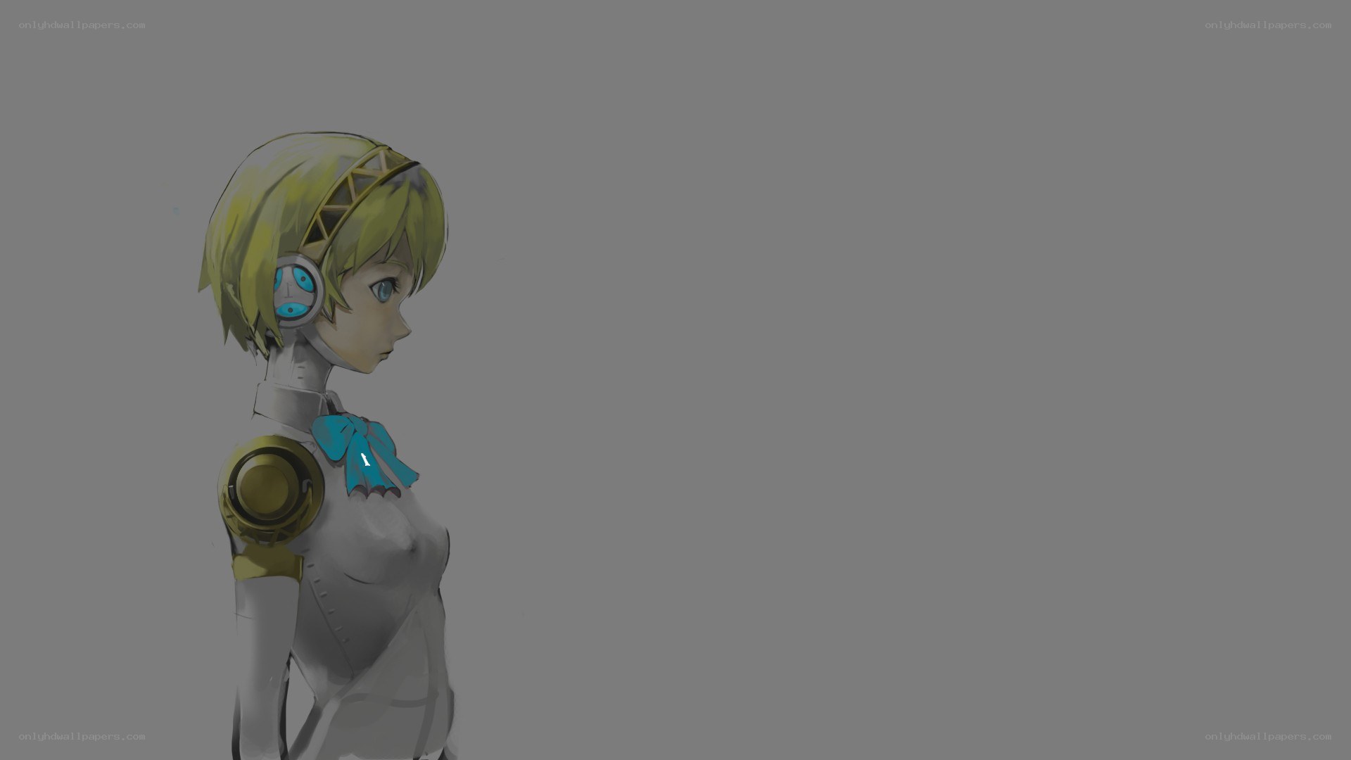 robot girl character design