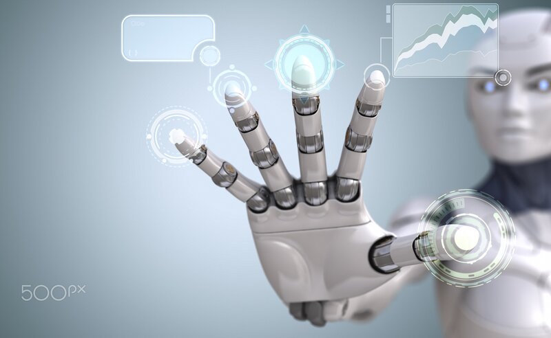 Robot Hand Interacting