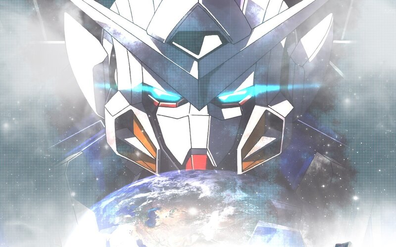 Robot Head Above Planet