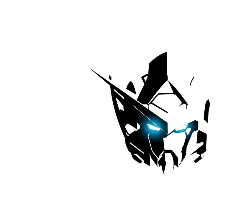 Robot Head Breaking Through