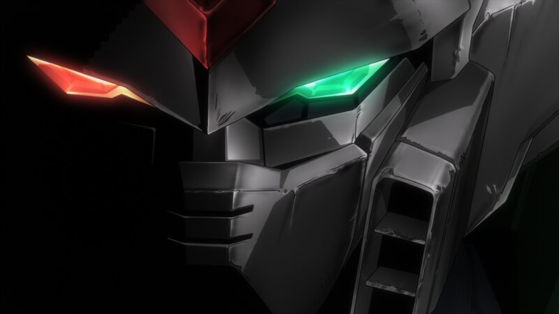 Robot Head Close-up — Black