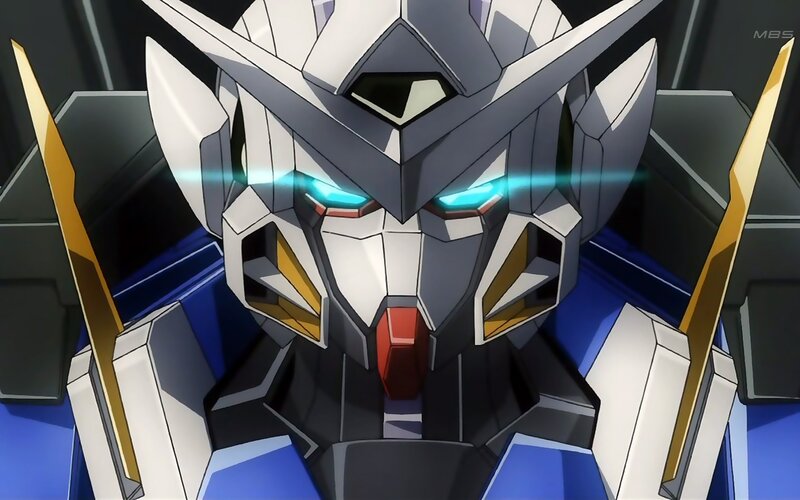 Robot Head Close-up — White