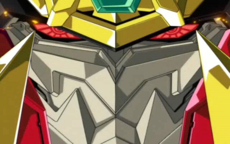 Robot Head Close-up — Yellow