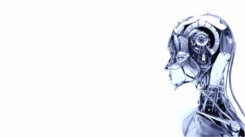 Robot Head in Profile
