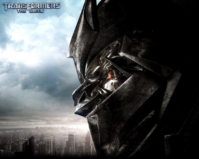 Robot Head Overlooking City