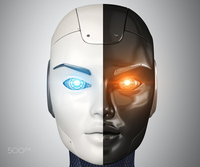 Robot Head Split Design