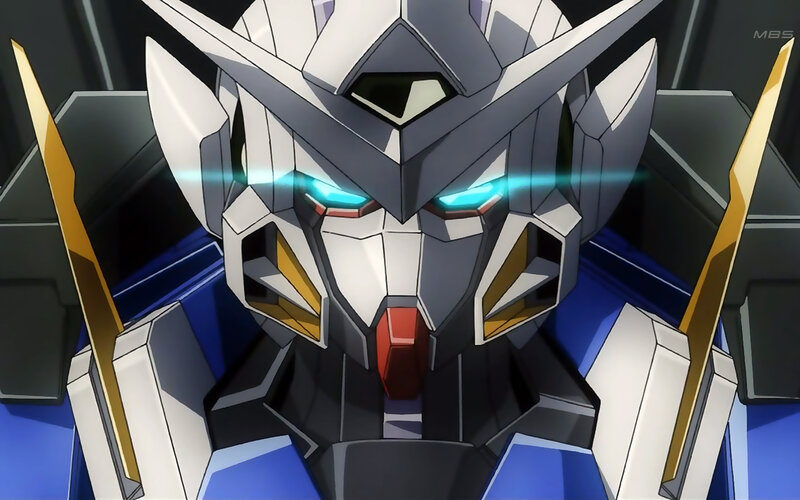 Robot Head with Glowing Eyes
