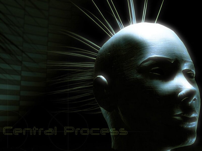 Robot Head with Wires