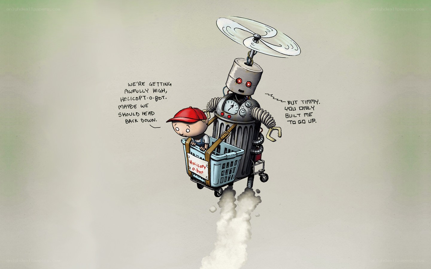 robot helicopter adventure