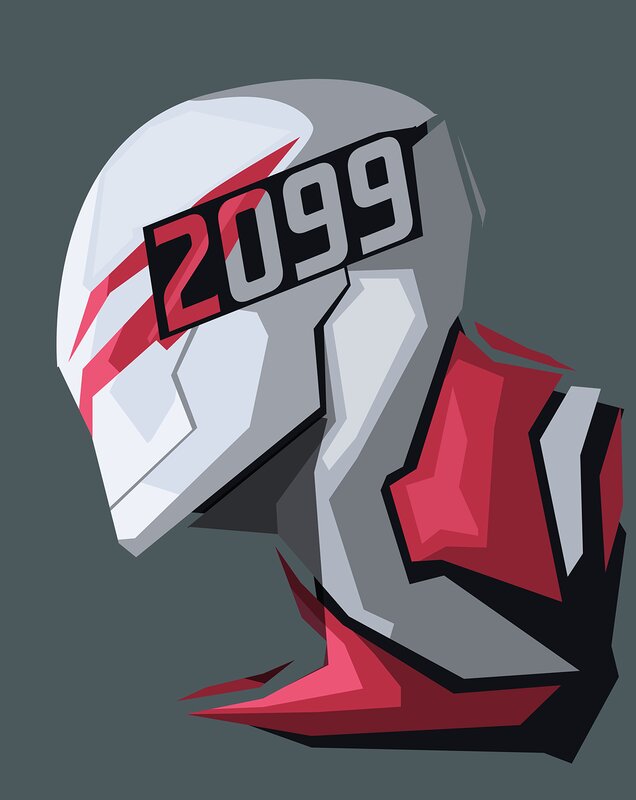 Robot Helmet — Gray