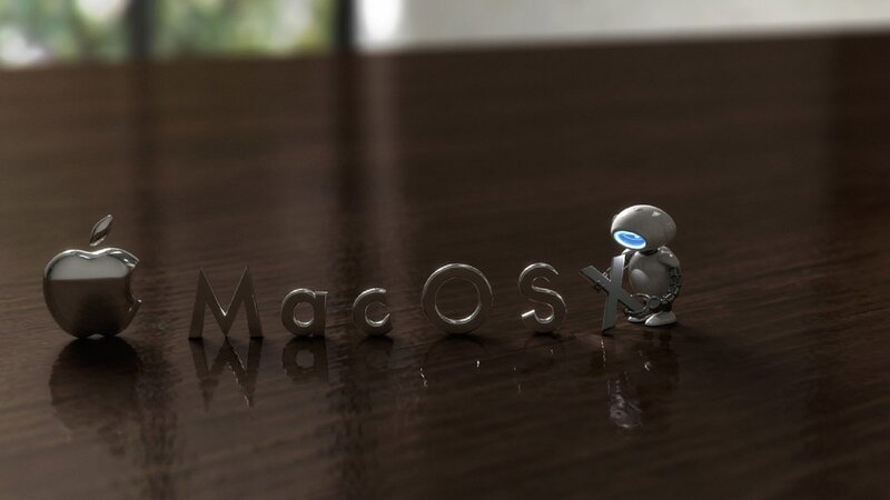 Robot Holding X Letter — Brown