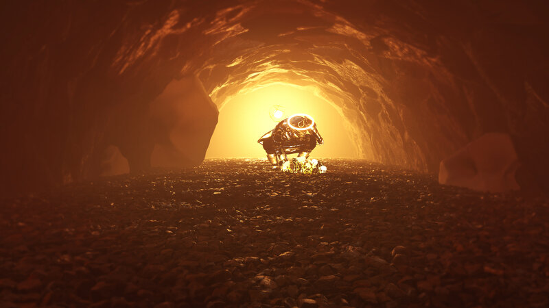 Robot in a Cave