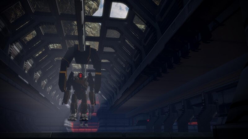 Robot in a Corridor — Black