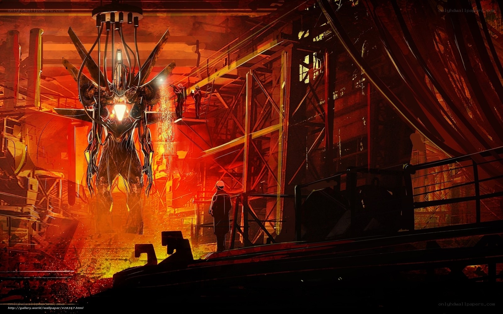Robot in a factory