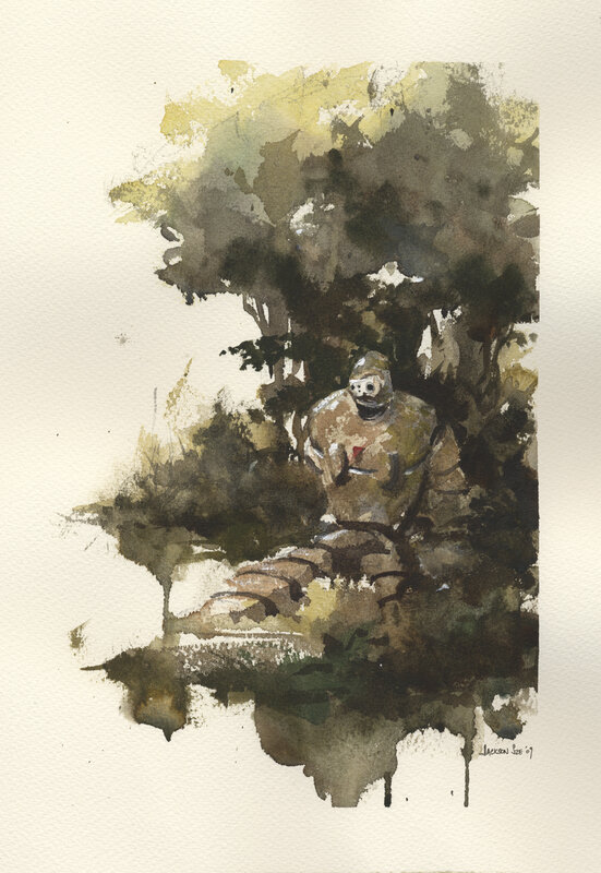 Robot in a forest