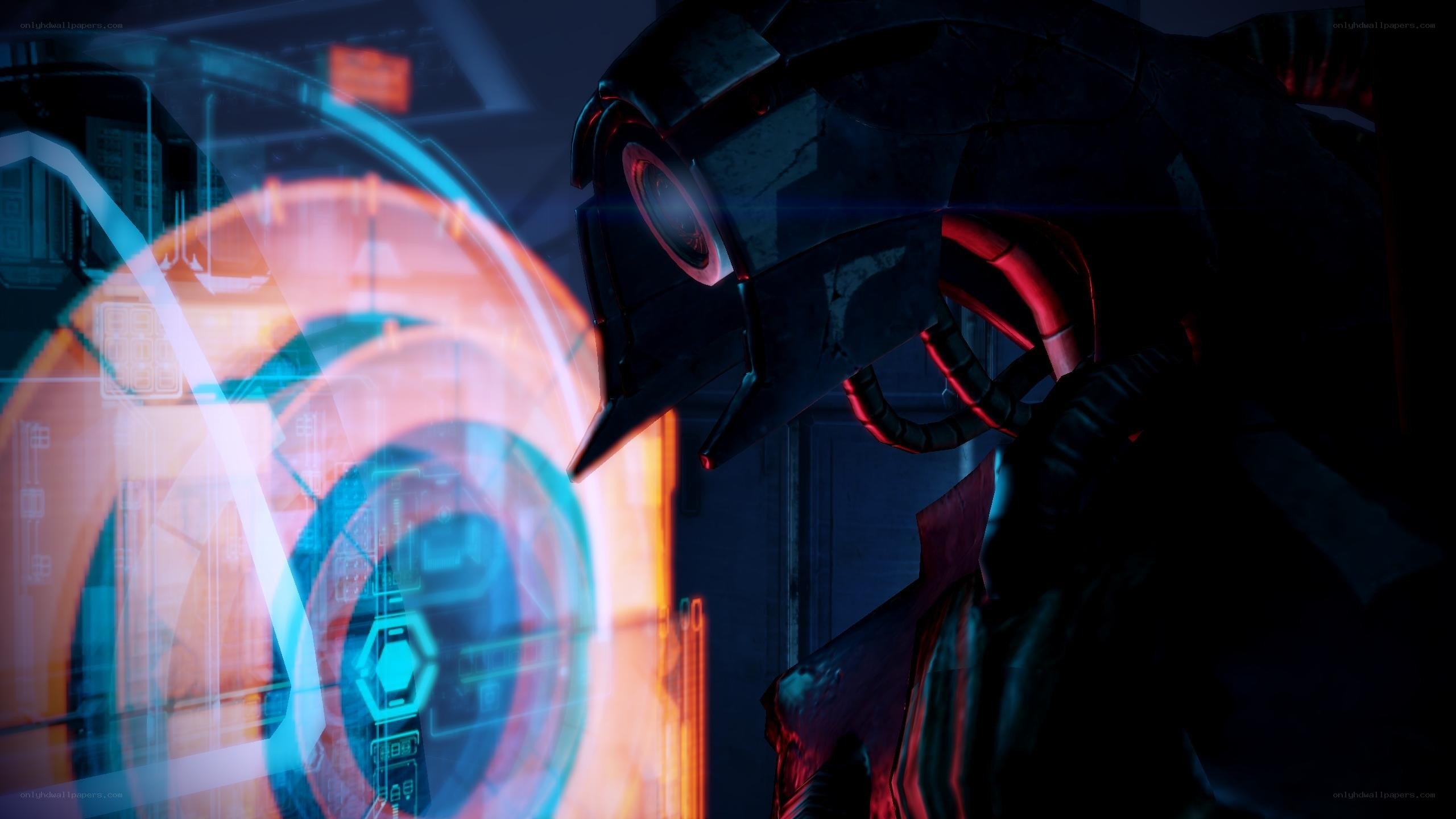 robot in a futuristic interface