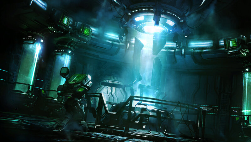 Robot in a Lab — Blue