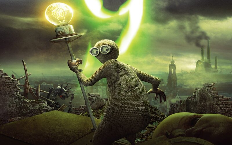 robot in a post-apocalyptic world