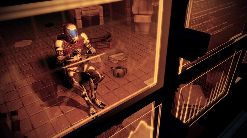 robot in a room