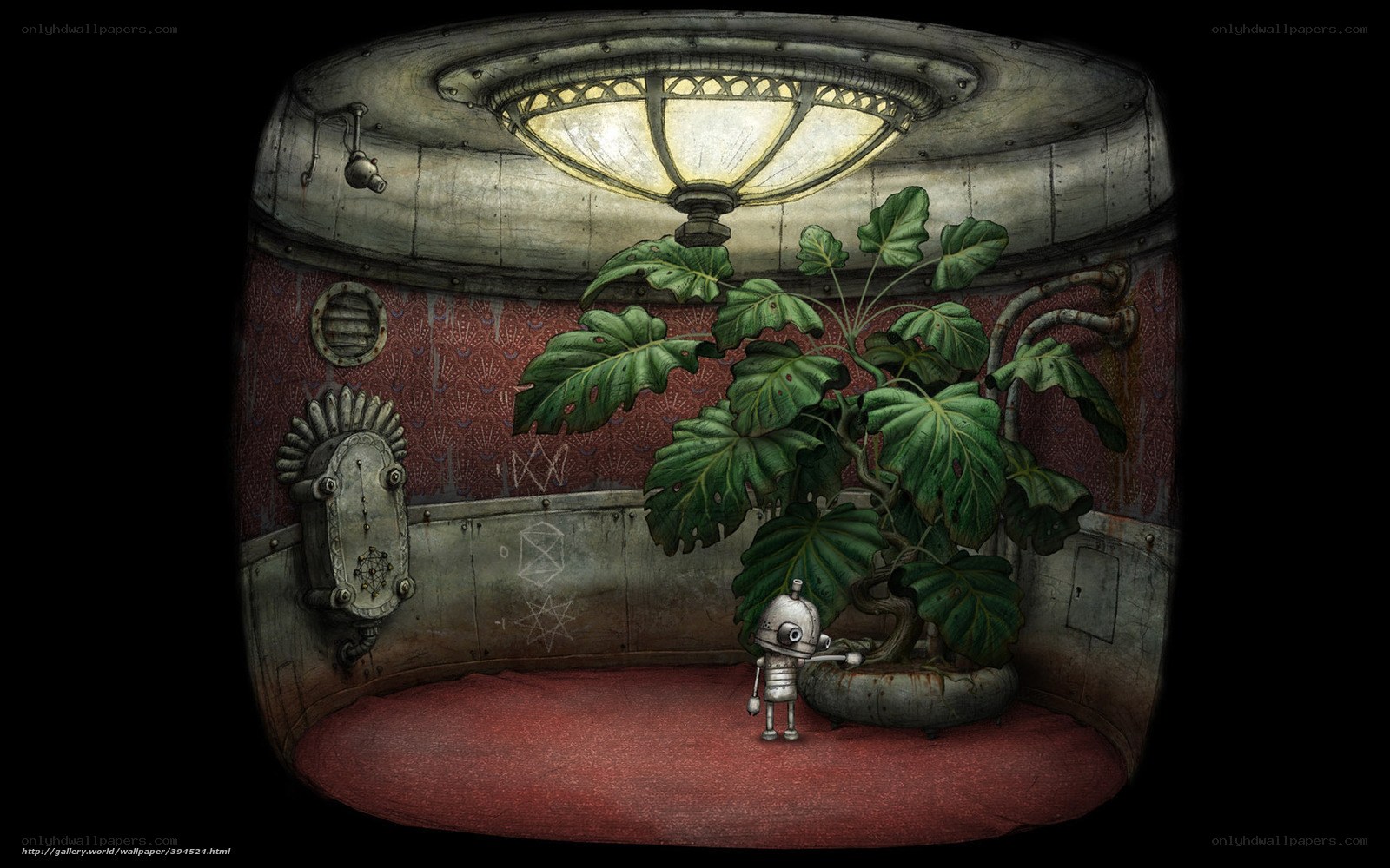 robot in a sealed room