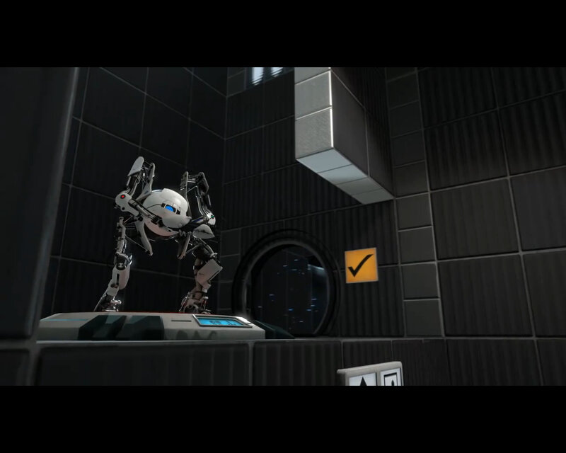 robot in a testing chamber