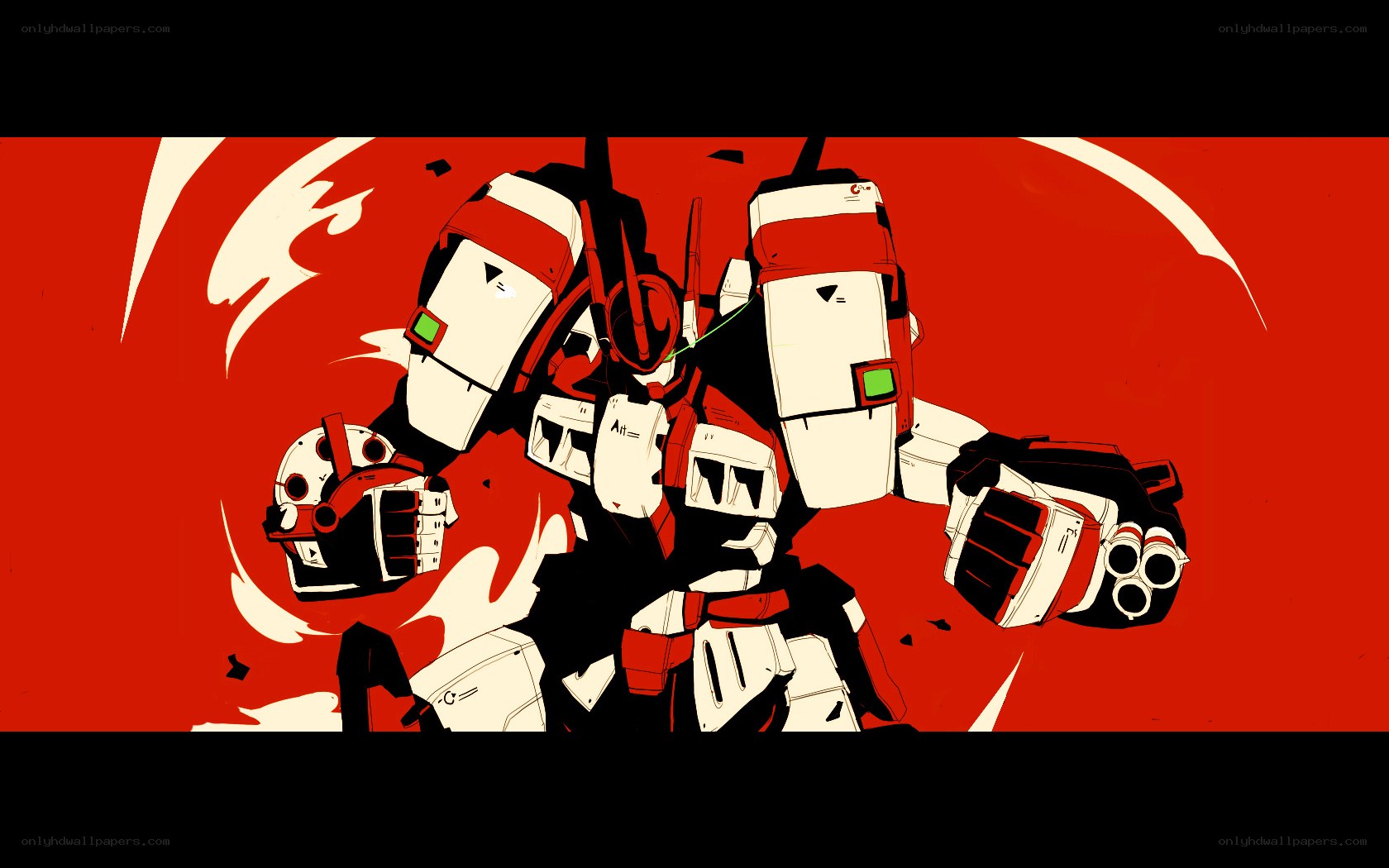 robot in action pose