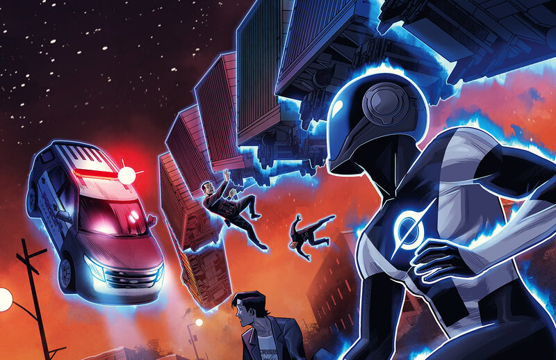 Robot in City Chaos