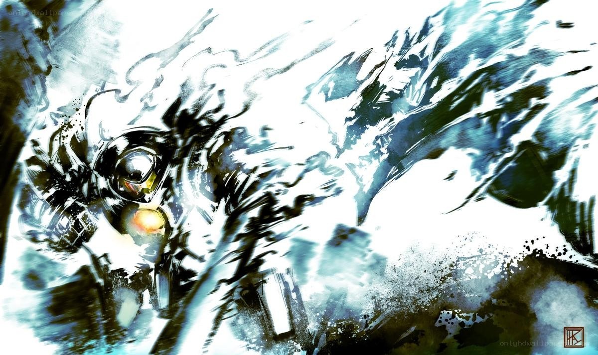 robot in explosive motion