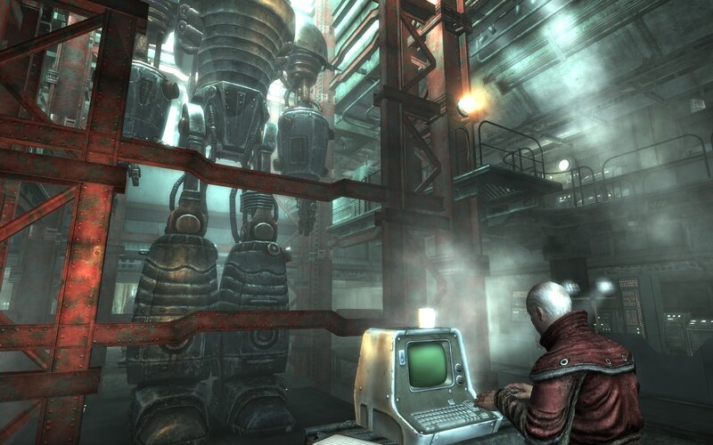 robot in industrial facility