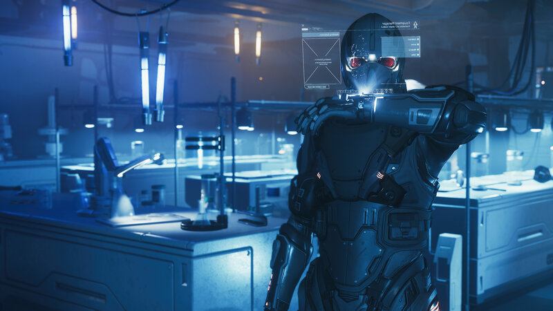 Robot in Lab