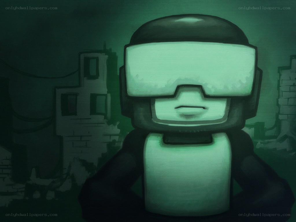 robot in night vision