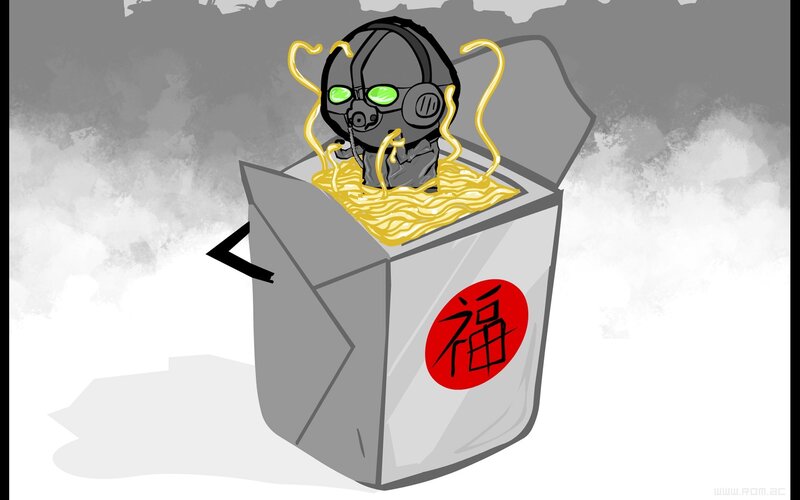 Robot in Noodle Box