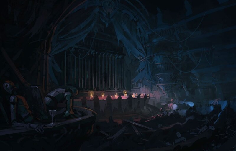 Robot in Ruined Hall