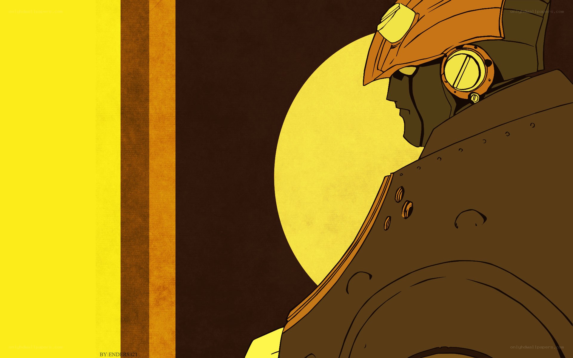 robot in silhouette at sunset