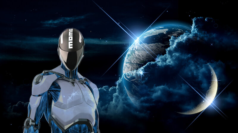Robot in Space Suit