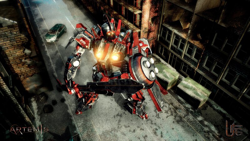 robot in urban combat